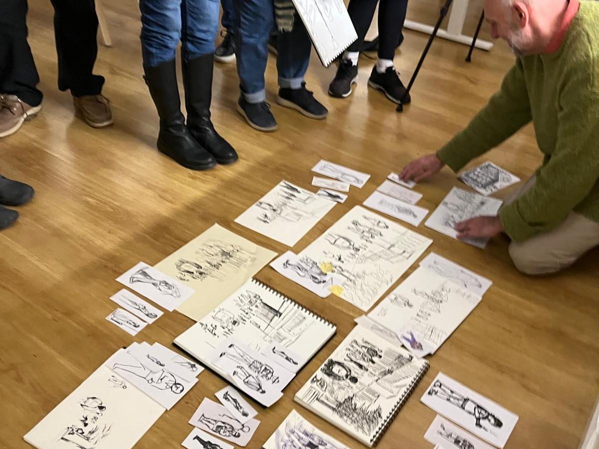 Fun sketching sessions with Elwyn Edwards – November&nbsp;2024