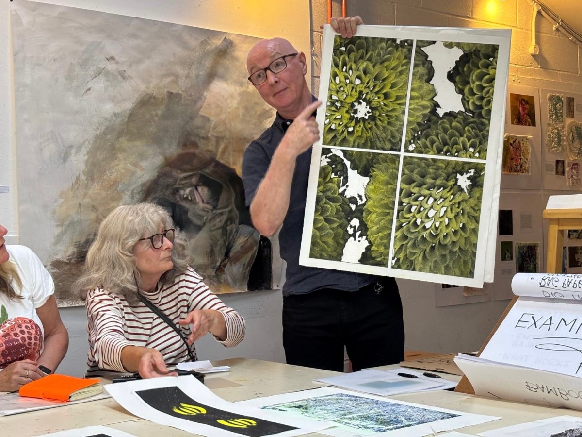 Barry’s brilliant solar plate etching – July&nbsp;2025